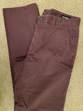 Bonobos Men's Maroon Chino Pants
